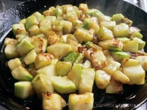 Saláta sült cukkini és paradicsommal - recept turn-alapú képek, kulináris blog anastasia berns