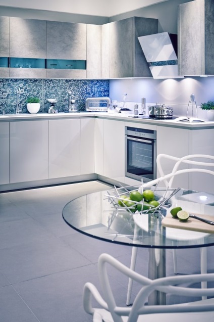 Bucătărie elegantă albă 40 de fotografii, de la care toată lumea va fi încântată