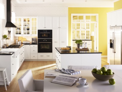 Bucătărie elegantă albă 40 de fotografii, de la care toată lumea va fi încântată
