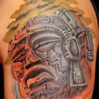 Tatuaj din tribul Maya