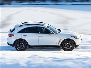 Unitatea de testare infiniti qx70 - alb pe negru