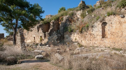 Obiective unice ale orasului antic Siedra din Alanya