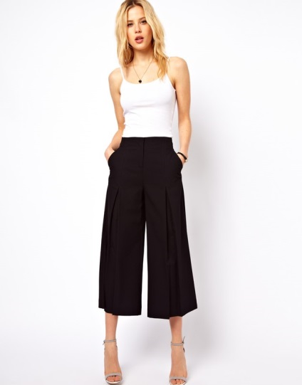 Lecții de stil! Cum și cu ce să poarte culottes pantaloni sfaturi școală școală cumpărături!