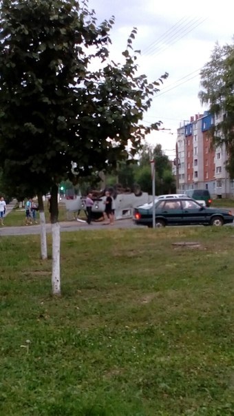 În accident, mașina sa întors spre acoperisul din Cheboksary în 2016, știri despre Chuvashia, știri Cheboksary