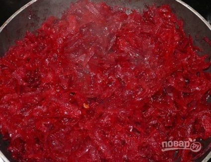 Ízletes borsch pörkölt - lépésről lépésre recept a fotóval