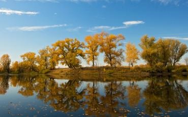 A Volga-Akhtuba árterülete, egy utazó