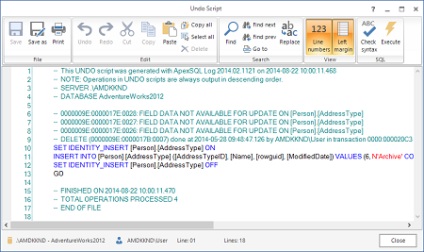 Restaurarea datelor serverului sql după ștergerea accidentală (ștergere) sau modificarea (actualizare) -