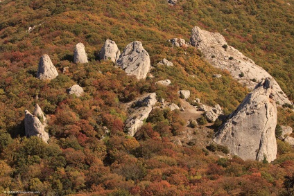 Templul soarelui în munții Crimeei - o creație uimitoare a naturii