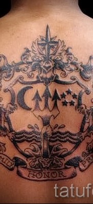 A tetováló pajzs képe, története, jelentése és vázlata