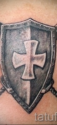 Înțeles tattoo shield photo, story, meaning and sketches