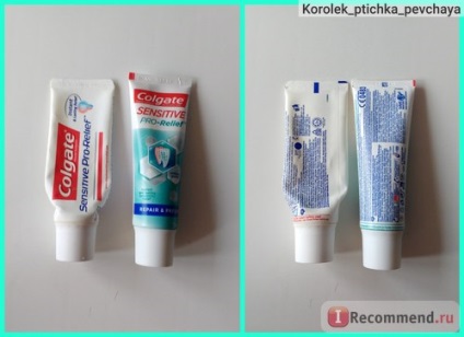 Pasta de dinți colecționează recuperarea sensibilă și controlul pro-relief - 