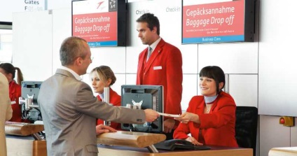 Az Austrian Airlines hivatalos honlapja oroszul