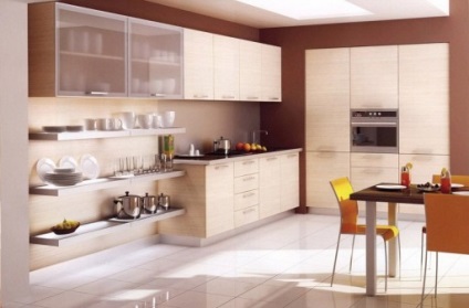 Beige bucătărie 60 fotografie design interior în culoarea cappuccino