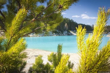 Fosta carieră Kyshtym Kaolin sau Ural Bali - știri în fotografii