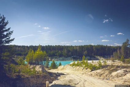 Fosta carieră Kyshtym Kaolin sau Ural Bali - știri în fotografii