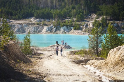 Fosta carieră Kyshtym Kaolin sau Ural Bali - știri în fotografii