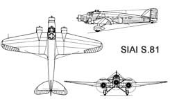 Savoia-marchetti bombardier - pipistrello