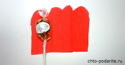 Букет от бонбони със собствените си ръце за начинаещи - цветен фантазия