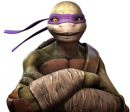 Turtle-ninja Donatello aspect, arme, caracter