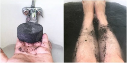 Bomba neagră pentru baie cu mâinile tale