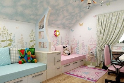 Camera pentru copii pentru decorarea băieților și fetelor, foto