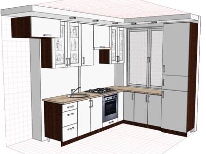 Proiectarea bucătăriei într-o casă de panouri