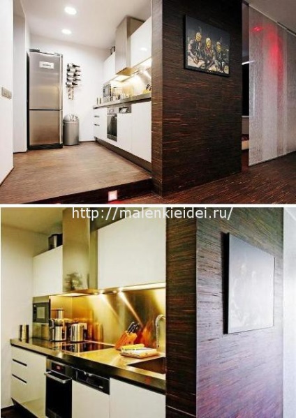 Proiectarea unui apartament cu o cameră cu o nișă