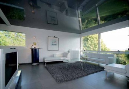 Tervezése a mennyezet a nappaliban, fotó felülvizsgálata ötletek - online magazin öblítő