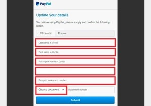 De ce paypal nevoie de date de pașaport?