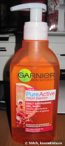 În jos cu stereotipuri! Garnier pură energie activă de fructe zilnic energizante gel spălare comentarii