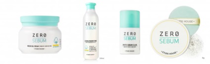 Etude casa linia de sebum zero - o linie de produse pentru revizuirea pielea grasă