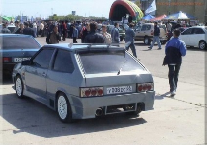 Selecția foto a versiunilor de tuning ale VAZ 2108