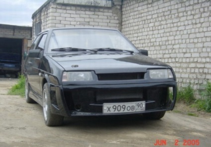 Selecția foto a versiunilor de tuning ale VAZ 2108