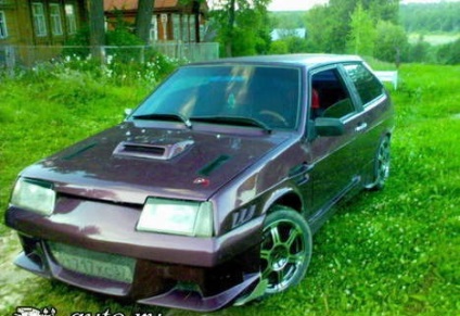 Selecția foto a versiunilor de tuning ale VAZ 2108