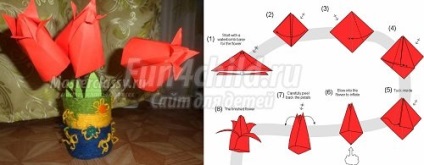 Fotó kézzel készített cikkek a moduláris origami - origami a papír - katalógusa video-és fotó-sémák kézi készült cikkek