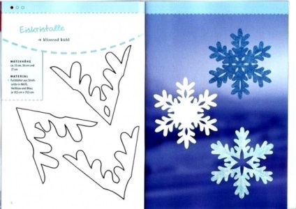 În cazul în care pentru a găsi (descărca) șabloane de Crăciun fulgi de zăpadă frumoase de pe hârtie