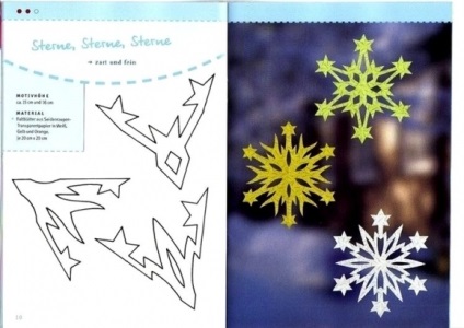 În cazul în care pentru a găsi (descărca) șabloane de Crăciun fulgi de zăpadă frumoase de pe hârtie