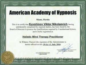 Hypnotherapist, hipnologist viktor pitchers