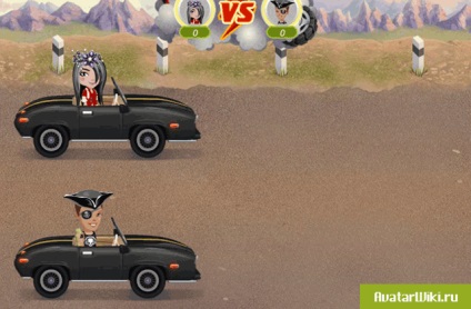 Curse pe mașini în avatarul jocului, enciclopedia de avatare