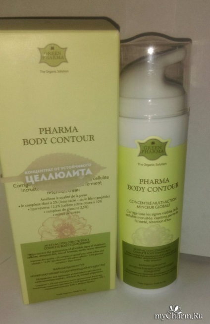 Corpul ideal cu parfum verde pharma - green pharma pharma corporală contur concentrat multi-acțiune minceur