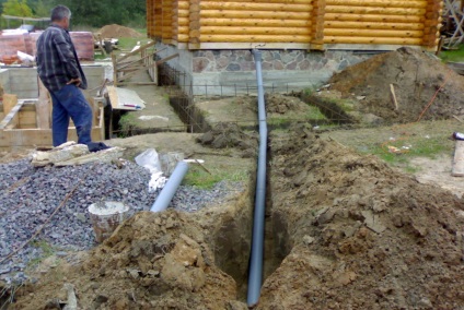 Cum se face un canal într-o casă din lemn - o varietate de rezervoare septice și alte sisteme de curățare