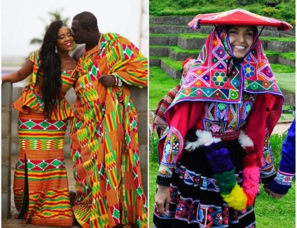 Hogy a hagyományos esküvői ruhák világszerte úgy néznek ki, mint hatalmas fejfedők és szokatlan minták