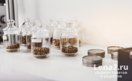 Hogyan tároljuk a kávét otthon talajban, oldható, babban