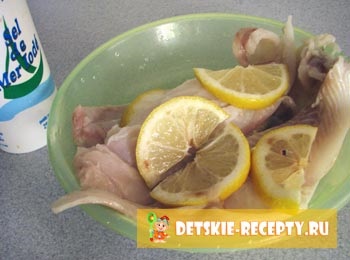 A sütőben sült lepényhal - fotó recept, gyermek receptek, edények