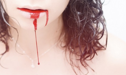 Sângele din gură și cauzele sale