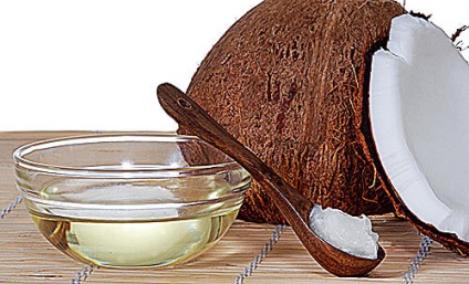 Laminarea cu ulei de nucă de cocos