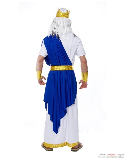 Costume de mascaradă pentru ziua Neptunului cu mâinile lor