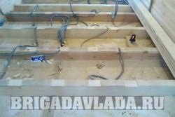 Instalarea de podele într-o casă din lemn, încălzirea podelei - 