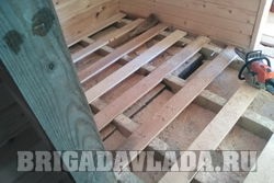 Instalarea de podele într-o casă din lemn, încălzirea podelei - 