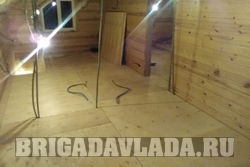 Instalarea de podele într-o casă din lemn, încălzirea podelei - 